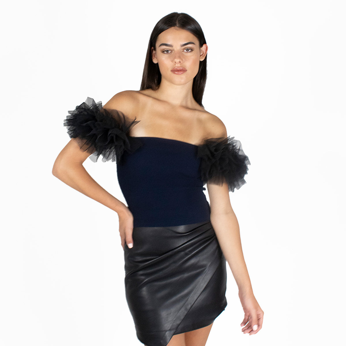 Tulle Off The Shoulder Autumn Cashmere