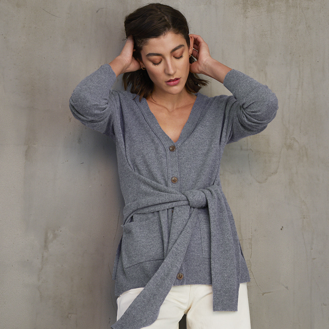 Giusta Oversized Cashmere Cardigan - Sustainable Sweaters