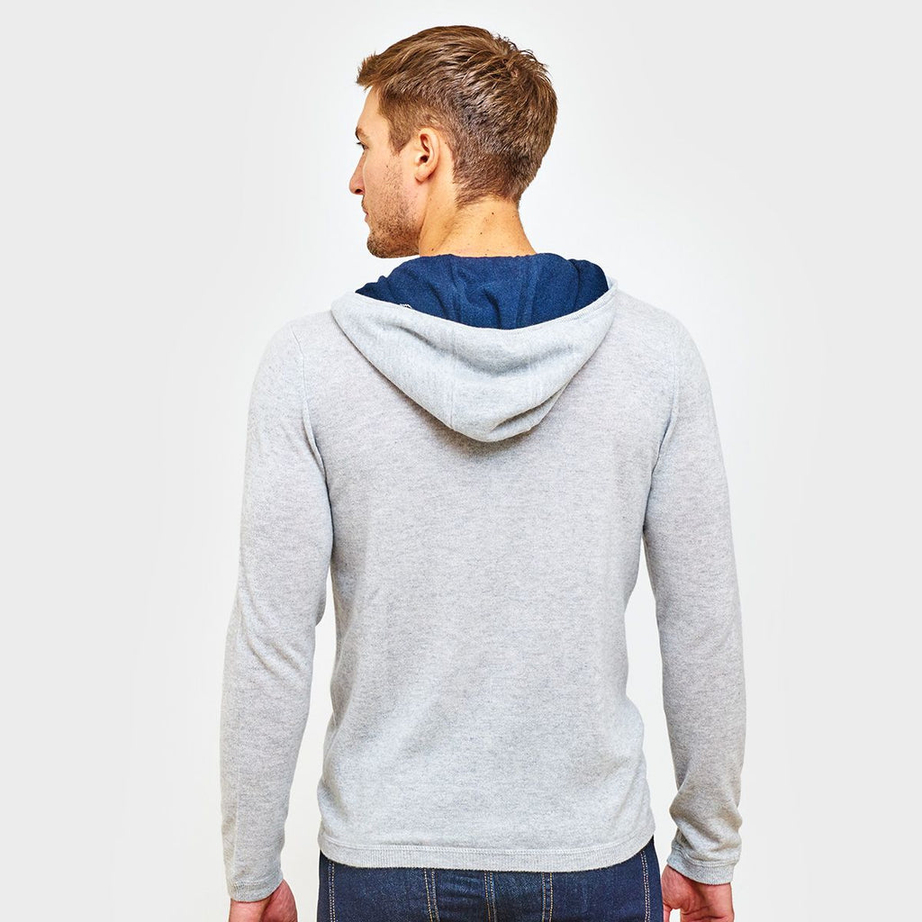 Cashmere Hoodie with Contrast Lining | Men's Sweaters & Pullovers | Autumn Cashmere