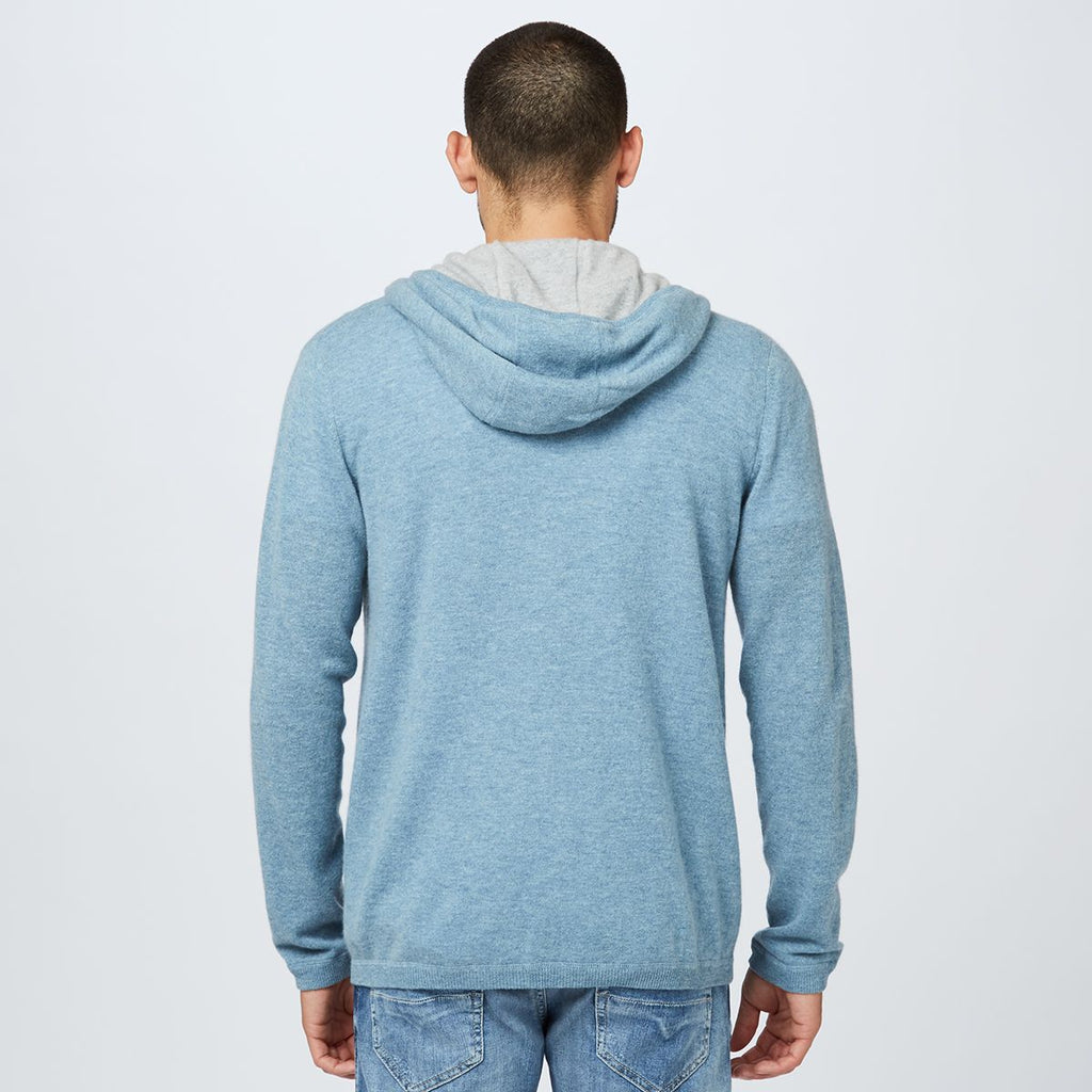 Cashmere Full Zip Up Hoodie | Men's Lightweight Jackets Pullovers Sweaters | Autumn Cashmere